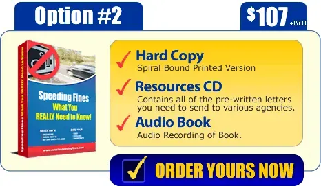 Aussie Speeding Fines Hard Copy Book Option 2