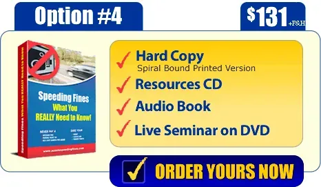 Aussie Speeding Fines Hard Copy Book Option 4