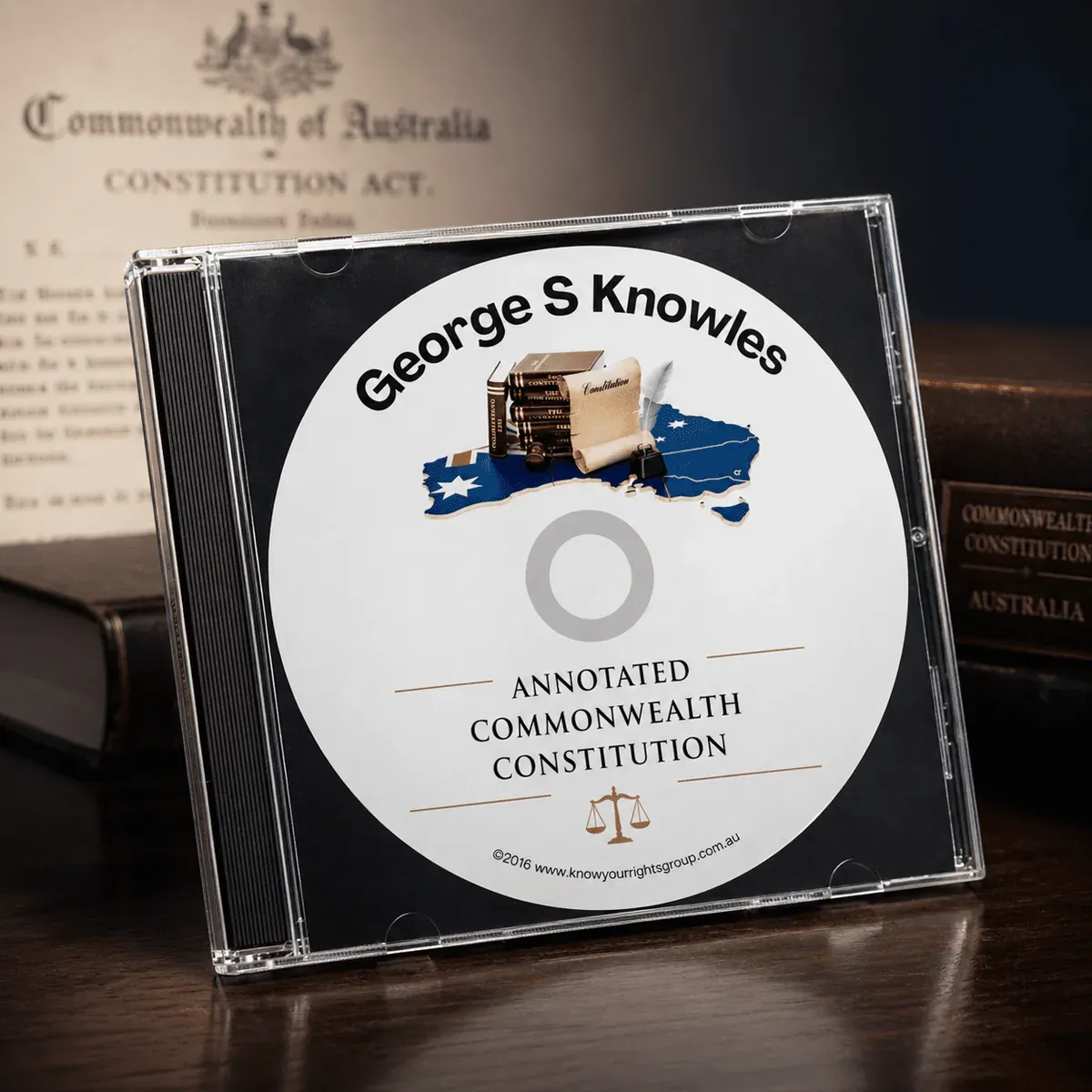 George S Knowles Annotated Constitution on CD