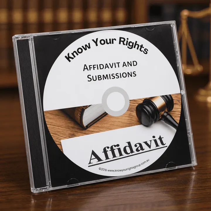 Affidavit and Submissions CD