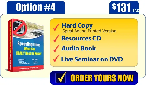 Aussie Speeding Fines Hard Copy Book Option 4
