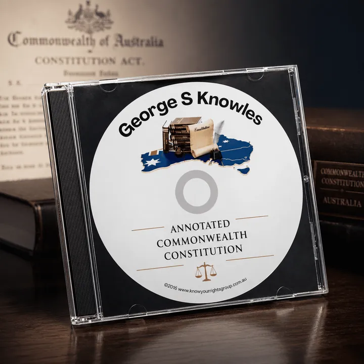 George S Knowles Annotated Constitution on CD