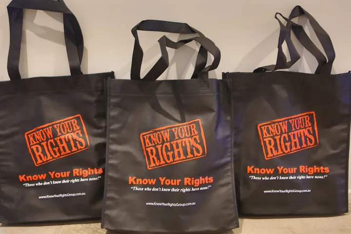 Know Your Rights Triple Tote Bag