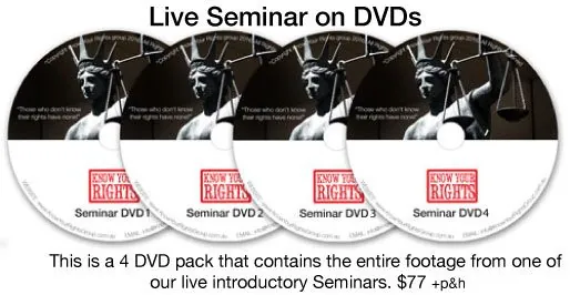 Live Seminar DVDs x 4