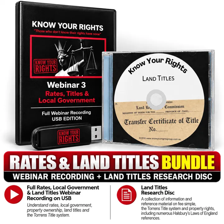Rates Webinar & Land Titles Disc Bundle